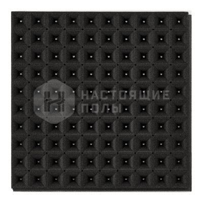 Декоративные акустические панели Muratto Acoustic Panels Undertone MUACUBA09 Black, 491*491*30 мм