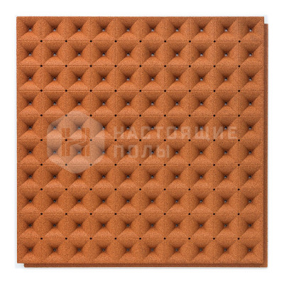 Декоративные акустические панели Muratto Acoustic Panels Undertone MUACUCO13 Copper, 491*491*30 мм