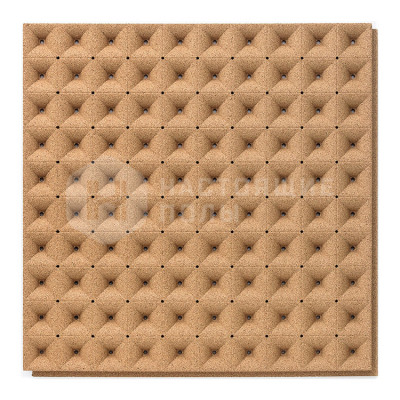 Декоративные акустические панели Muratto Acoustic Panels Undertone MUACUNA10 Natural Cork, 491*491*30 мм