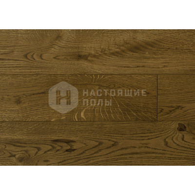 Массивная доска Hajnowka Дуб Antique R Рустик брашированный, 500-2000*100*15 мм
