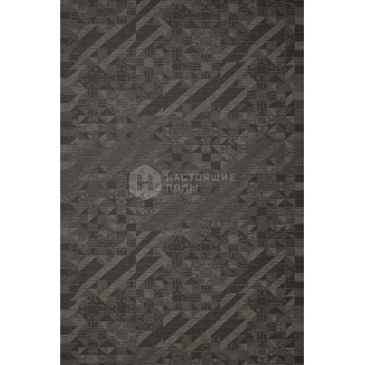 ПВХ покрытие в рулоне Bolon By You Geometric Sand Gloss/Black
