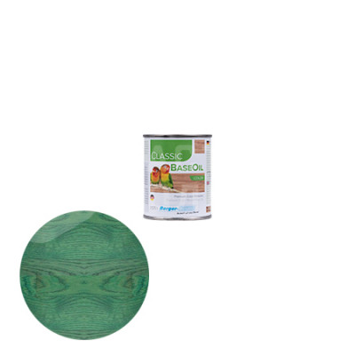 Масло натуральное цветное Berger Classic BaseOil Color зеленый (0.125 л)