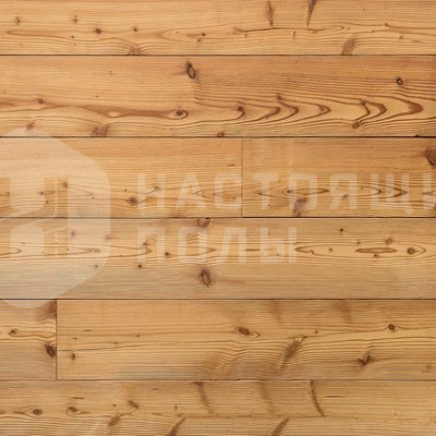 Стеновые панели Mareiner Holz Лиственница натур пропаренная Piz Buin тесанная, 4000*176*19 мм