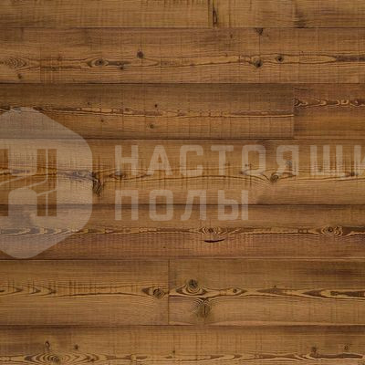 Стеновые панели Mareiner Holz Сибирская Лиственница термообработанная Piz Nair поперечно брашированная, 4000*167*19 мм