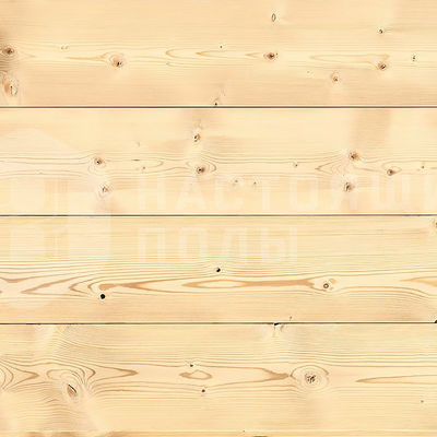 Стеновые панели Mareiner Holz Скандинавская Ель натур пропаренная Monte Rosa тесанная, 5100*195*24 мм