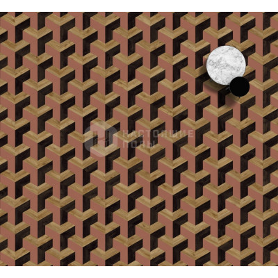 ПВХ плитка клеевая Moduleo Moods 289 Mesh 46562 Пустынная Крайола + 54991 Дуб Кантри + 58346 Дуб Сьерра