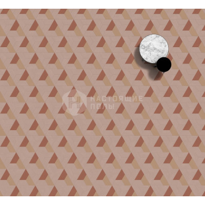 ПВХ плитка клеевая Moduleo Moods 367 Vortex 46454 Пустынная Крайола + 46533 Пустынная Крайола + 46562 Пустынная Крайола