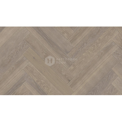 Паркет английская елочка Weitzer Parkett WP 475 63764 Дуб Дымчатый Кварц структур брашированный, масло ProVital, 750*125*12.2 мм