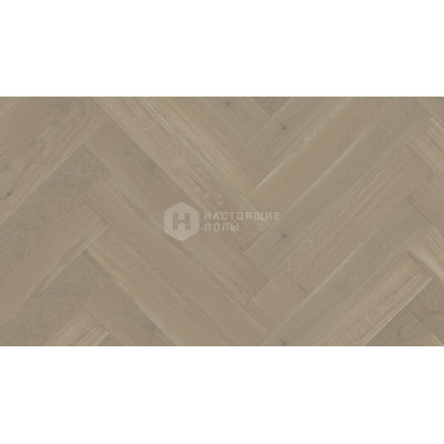 Паркет английская елочка Weitzer Parkett WP 475 65021 Дуб Устрица структур брашированный, масло воск ProActive+, 750*125*12.2 мм