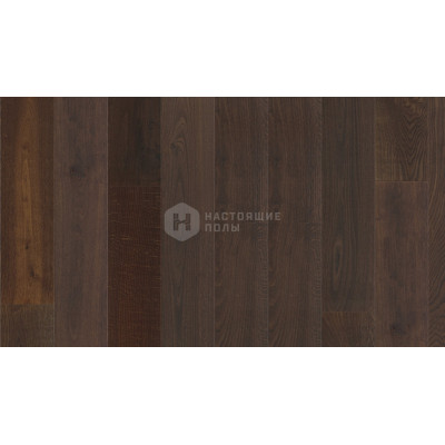 Инженерный паркет Weitzer Parkett WP Quadra 63621 Дуб Мореный натур брашированный однополосный, масло ProVital, 1800*175*14 мм