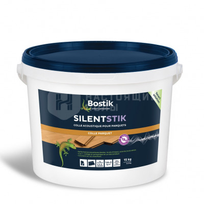Паркетный клей Bostik Silentstick силановый эластичный с эффектом звукоизоляции (15 кг)