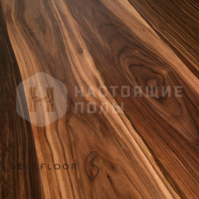 Массивная доска Bolefloor Орех Американский Натур без покрытия