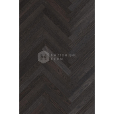 Паркет английская елочка Listone Giordano Michelangelo Listone 90 Дуб Testa di Moro Fibramix под матовым лаком Naturplus2, 590*90*11 мм