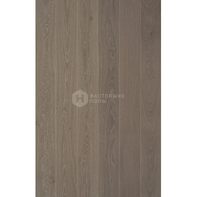 Инженерная доска Listone Giordano Michelangelo Corona 70 Дуб Creta Fibramix под матовым лаком Naturplus2, 490-600*70*9 мм