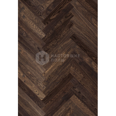 Паркет английская елочка Listone Giordano Heritage Atelier Traccia 140 Дуб Taormina 1078 с эффектом волны под маслом Oleonature, 1200*140*12.5 мм