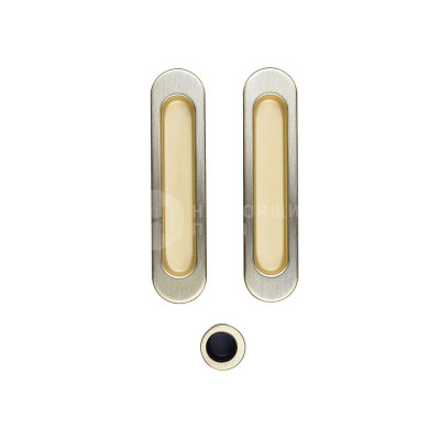 Ручки для раздвижных дверей AGB KIT F B01927.00.08 Латунь матовая