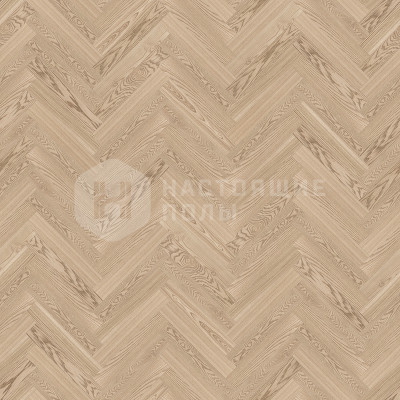 Паркет Елочка Coswick коллекция Английская елка 1268-1545 Ясень Жемчужный Селект энд Бэттер шелковое масло ультраматовое, 647.7*107.95*15 мм