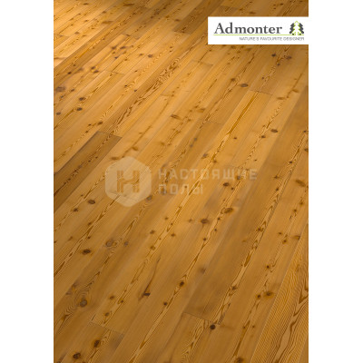 Инженерная доска Admonter 124046 Лиственница Состаренная Натурель брашированная под матовым лаком, 2000*195*15 мм