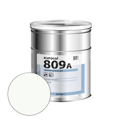 Краска для разметки спортивных полов Forbo 809-А Eurocolor Game Line Duo белый (RAL 9016) 0.5 кг