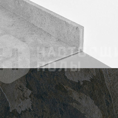 Плинтус для ПВХ плитки IVC Moduleo 70968 Шифер Мустанг, 2400*60*12.5 мм