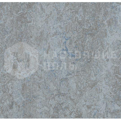 Линолеум натуральный клеевой в плитках Мармолеум t3053 Dove Blue, 500*500*2.5 мм