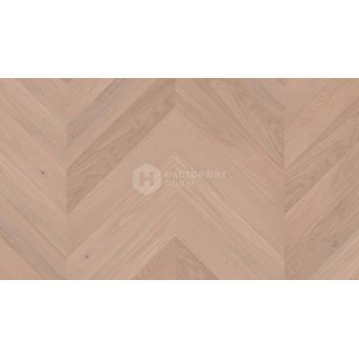 Паркет французская елочка Weitzer Parkett WP 475 64816 Дуб Кашемир селект брашированный, масло ProVital, 750*125*12.2 мм