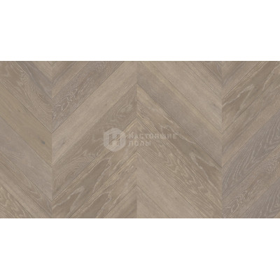 Паркет французская елочка Weitzer Parkett WP 475 63770 Дуб Дымчатый Кварц натур брашированный, масло ProVital, 750*125*12.2 мм