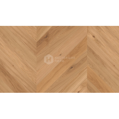 Паркет французская елочка Weitzer Parkett WP 4100 Дуб натур брашированный, масло ProVital, 1000*125*11 мм