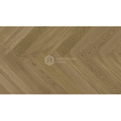 Паркет английская елочка Weitzer Parkett WP 4100 Дуб Мандель селект брашированный, масло воск ProActive+, 1000*125*11 мм