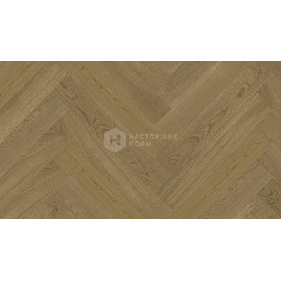 Паркет английская елочка Weitzer Parkett WP 4100 Дуб Мандель натур брашированный, масло воск ProActive+, 1000*125*11 мм