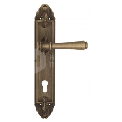 Дверная ручка на планке Venezia Callisto VNZ1516 PL90 бронза матовая