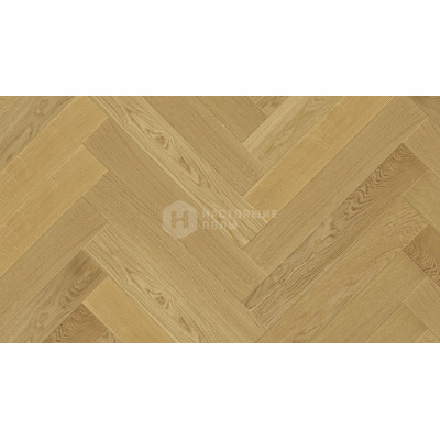 Паркет английская елочка Weitzer Parkett WP 4100 Дуб селект брашированный, масло ProVital, 1000*125*11 мм