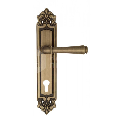 Дверная ручка на планке Venezia Callisto VNZ1540 PL96 бронза матовая