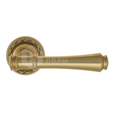 Дверная ручка Venezia Callisto VNZ3219 D2 французcкое золото + коричневый