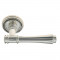 Дверная ручка Venezia Callisto VNZ3223 D3 натуральное серебро + черный