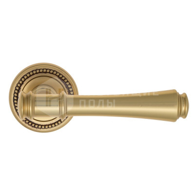 Дверная ручка Venezia Callisto VNZ3226 D3 французcкое золото + коричневый