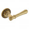 Дверная ручка Venezia Callisto VNZ3233 D4 французcкое золото + коричневый