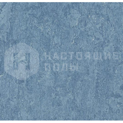Натуральный линолеум рулонный Marmoleum Sport 4 мм 83055 Fresco Blue