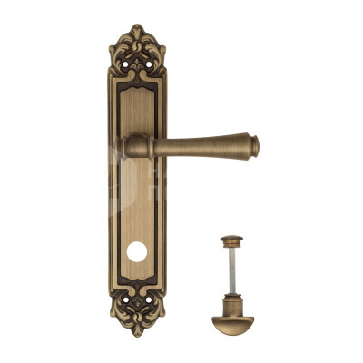 Дверная ручка на планке Venezia Callisto VNZ1538 PL96 бронза матовая