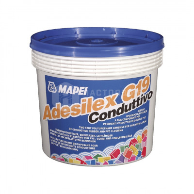 Двухкомпонентный эпоксидно-полиуретановый клей Mapei 130111 Adesilex G19 Conductive (10 кг)