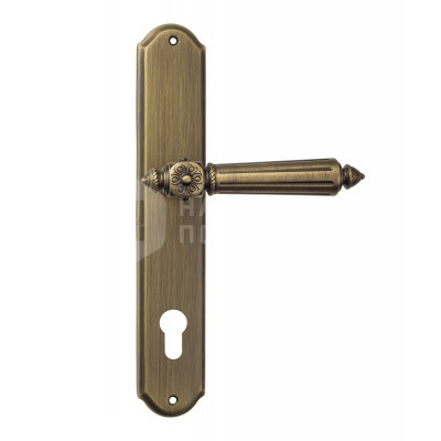 Дверная ручка на планке Venezia Castello VNZ229 PL02 бронза матовая