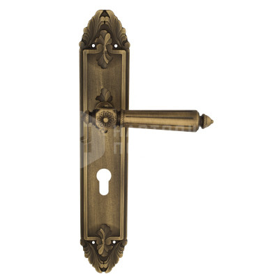 Дверная ручка на планке Venezia Castello VNZ2429 PL90 бронза матовая
