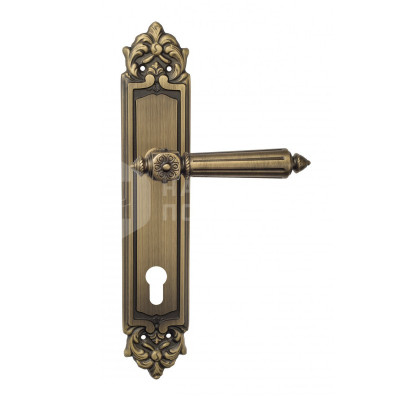 Дверная ручка на планке Venezia Castello VNZ232 PL96 бронза матовая