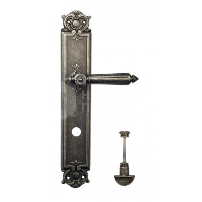 Дверная ручка на планке Venezia Castello VNZ243 PL97 состаренное серебро