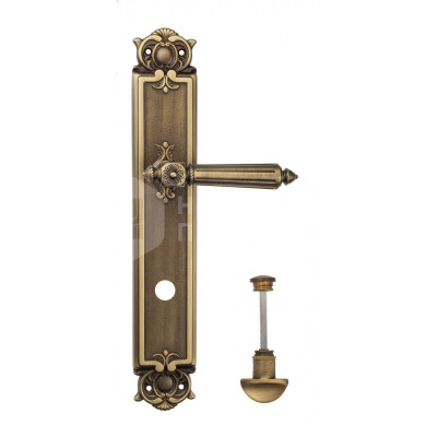 Дверная ручка на планке Venezia Castello VNZ244 PL97 бронза матовая