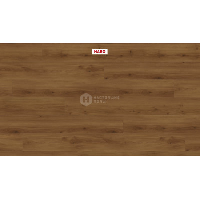 Ламинат Haro Tritty 100 Gran Via 4V 541519 Дуб Эмилия Янтарный однополосный, 2200*243*8 мм