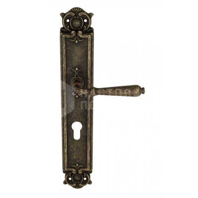 Дверная ручка на планке Venezia Classic VNZ263 PL97 бронза античная
