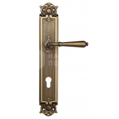 Дверная ручка на планке Venezia Classic VNZ264 PL97 бронза матовая