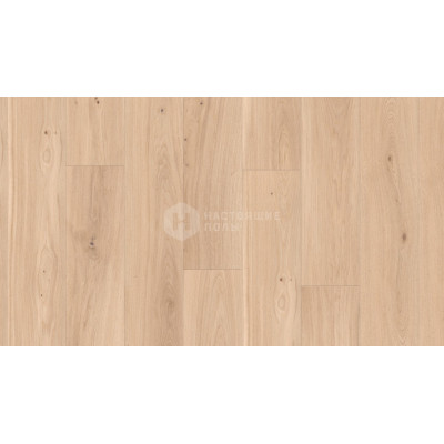 Паркетная доска Weitzer Parkett WP Charisma 52157 Дуб Чистый натур поперечно брашированный однополосный, натуральное масло ProVital, 2245*193*14 мм