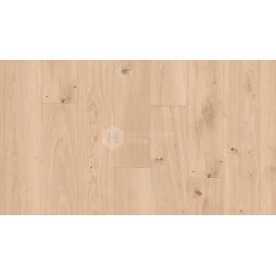 Паркетная доска Weitzer Parkett WP Charisma 52159 Дуб Чистый рустик поперечно брашированный однополосный, натуральное масло ProVital, 2245*193*14 мм